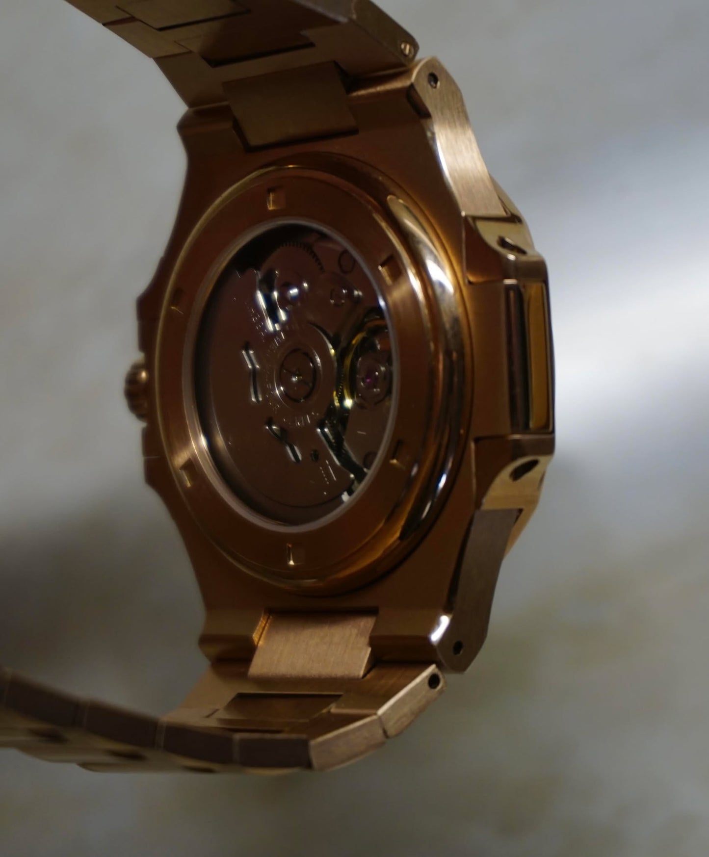 Seiko Nautilus Roséguld Brun - Open Heart