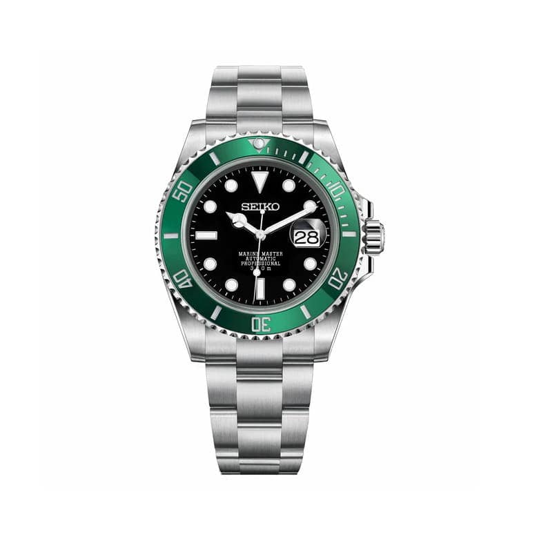 Seiko Submariner Starbucks – Seiko Mod - Main Image